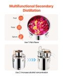 Moonshine Still Distillation Kit with Thumper Keg