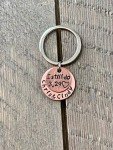Lucky Copper Penny Keychain Anniversary Gift
