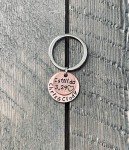 Lucky Copper Penny Keychain Anniversary Gift