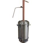 Copper Reflux Still with Quick Disconnect Feature