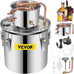 VEVOR 5Gal Stainless Steel Alcohol Distillery Kit