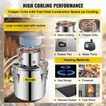 VEVOR 5Gal Stainless Steel Alcohol Distillery Kit