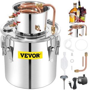 50L Alcohol Still Distillery Kit with Condenser