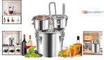 Stainless Steel 13-Gallon Distillery Kit with Thermometer