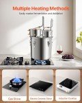 Stainless Steel 13-Gallon Distillery Kit with Thermometer