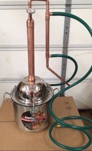 Copper Moonshine Still with 5 Gallon Boiler
