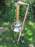 3" Pot Still for Moonshine Distilling