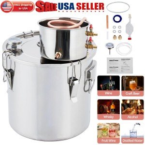 3 Gallon Alcohol Still with Thermometer DIY Kit
