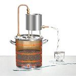 YUEWO 50L Stainless Steel Alcohol Distiller Kit
