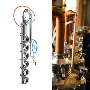 4" Reflux Column Moonshine Still with Dephlegmator
