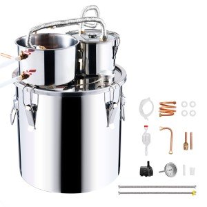 8 Gallon Moonshine Still Kit with Thumper Keg