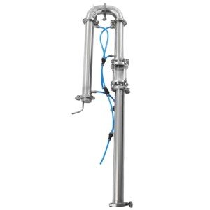 Stainless Steel Distillation Tower with Sight Glass