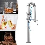 Stainless Steel Distillation Tower with Sight Glass