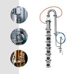 4" Stainless Moonshine Still with 6x Copper Plates