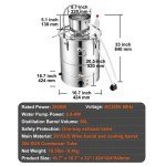 15 Gal Home Distillery Kit - Water Alcohol Still