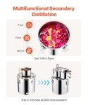 VEVOR 5Gal Alcohol Distillery Kit with Thumper Keg