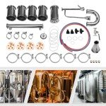 Stainless Steel Alcohol Distillation Tower Kit 4