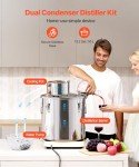 VEVOR 50L Stainless Steel Alcohol Still Kit