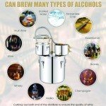 5 Gal Stainless Steel Alcohol Distiller with Thermometer