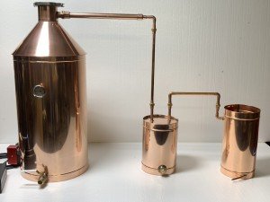 20 Gallon Copper Moonshine Still with Electric Heater