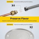 8 Gallon Stainless Steel Distillery Kit with Accessories