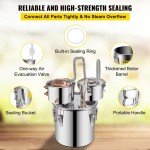 3 Gallon Stainless Steel Moonshine Still Kit