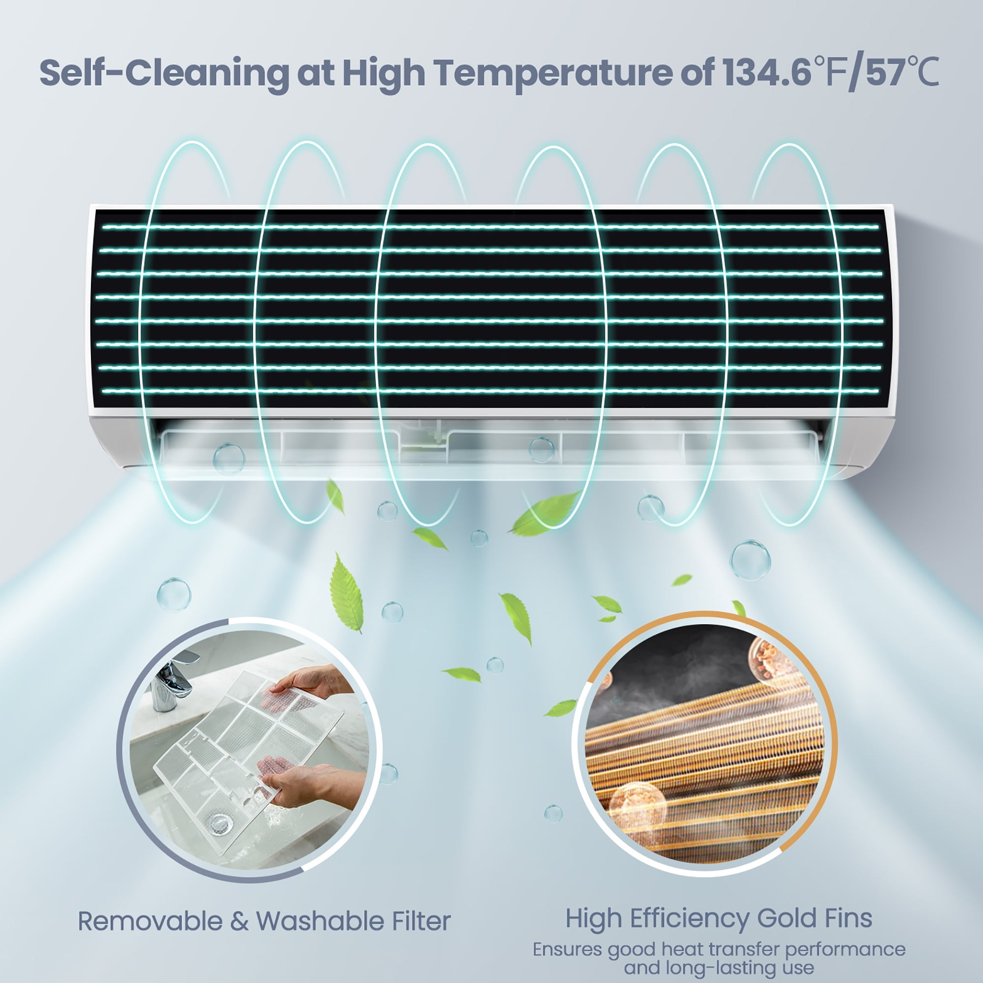 Costway 23000 BTU Mini Split AC & Heat