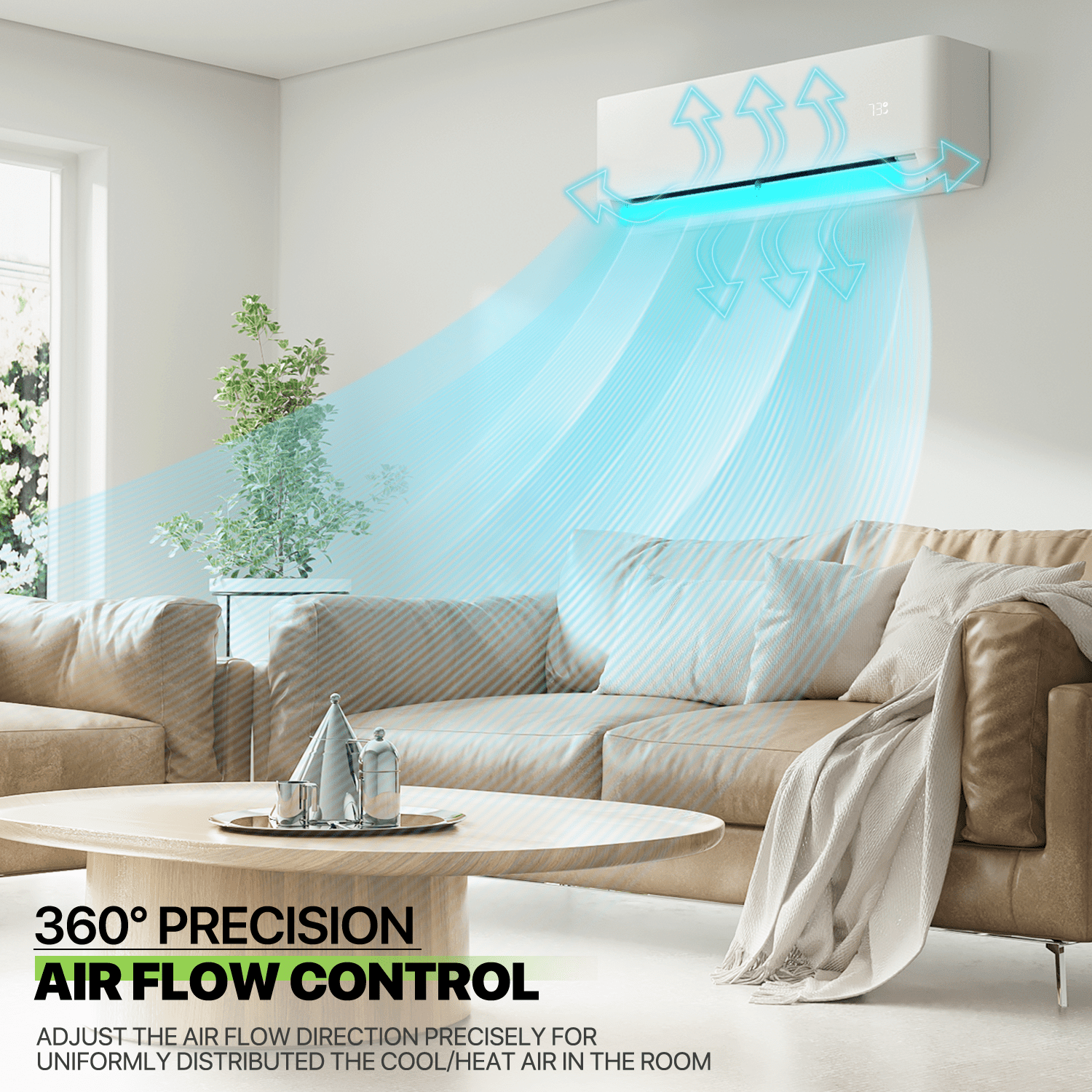 Magshion 18000 BTU SEER 21.5 Mini Split Air Conditioner