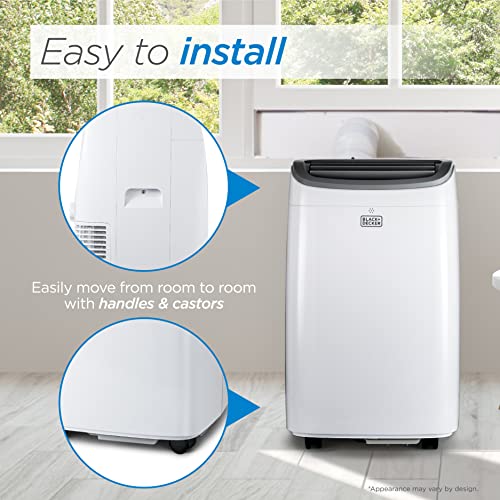 BLACK+DECKER 8,000 BTU Portable Air Conditioner - White