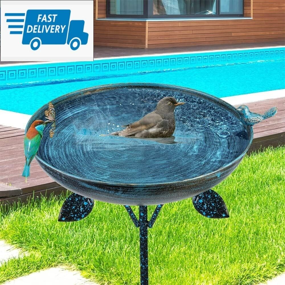 Metal Bird Baths for Outdoor Wild Birds
