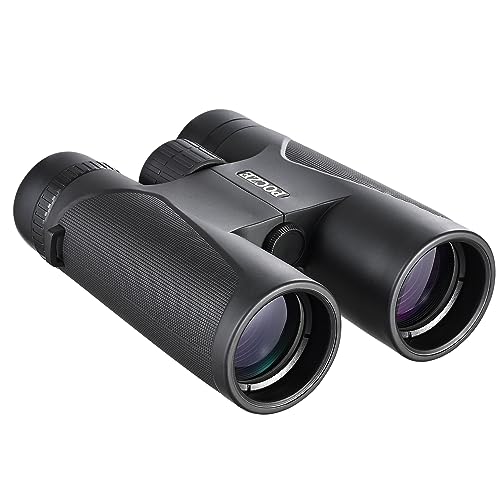 Waterproof 12x42 Binoculars for Bird Watching, Outdoor Sports