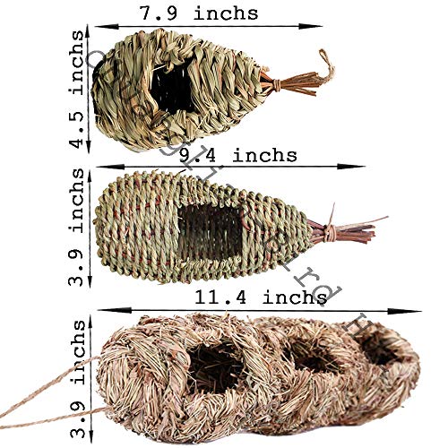 Eco-Friendly Teardrop Shaped Bird Hut for Cold Weather