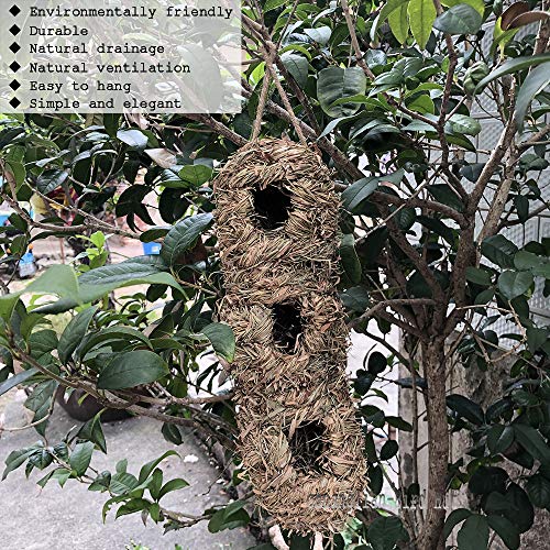 Eco-Friendly Teardrop Shaped Bird Hut for Cold Weather