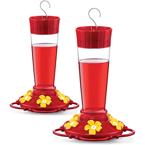 Hummingbird Feeder 10 oz - Set of 2, Outdoor Feeders
