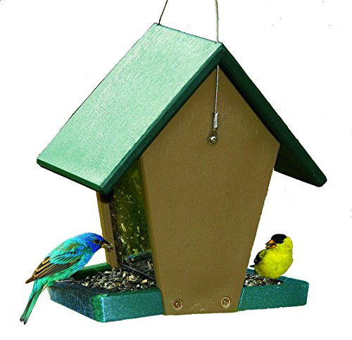 Songbird Essentials Small Hopper Feeder, Eco-friendly 1.5 Quart