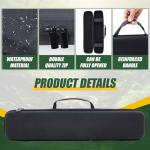 Hollowfly 23 Inch Arrow Storage Case 6 Crossbow Bolt Case Semi-rigid Construction with Notched Foam Holders Bow Carry Bag with Heavy Duty Zipper