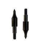 24 Steel 100 Grain Archery Field Points