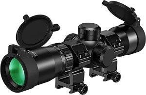 Illuminated 1.5-5x32 Crossbow Scope for Hunting