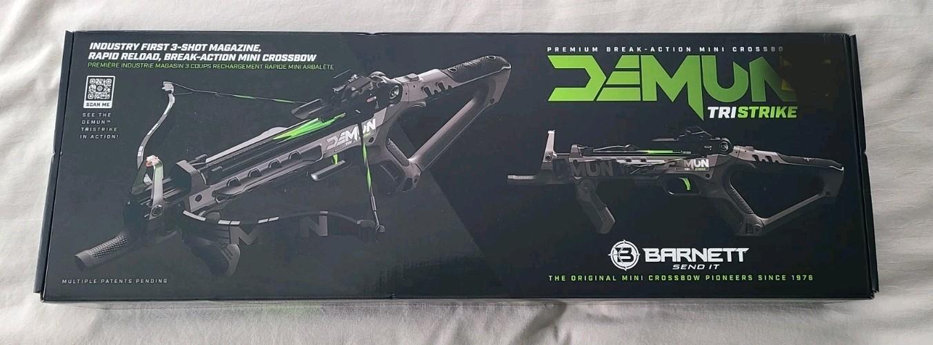 Barnett Demun Tri Strike Compact Crossbow + 5 Bolts