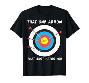 Crossbow Target Shooting T-Shirt for Archer Fans