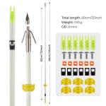 32-Inch Bowfishing Arrows with Broadheads - 6 Pack