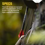 TenPoint ACU-X RD 20-Inch Arrows - 6 Pack