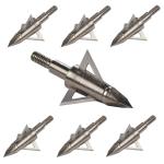 125 Grain Steel Blade Broadheads with Case & Wrench