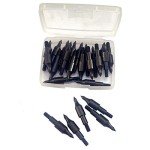 24 Steel 100 Grain Archery Field Points