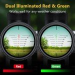 Illuminated 1.5-5x32 Crossbow Scope for Hunting