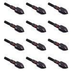 12pcs Archery Field Tips for Crossbow Bolts