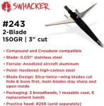 150 Grain Mechanical Broadheads - 3 Pack