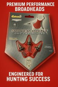 Power Point Chiz-L 85 Grain Broadheads