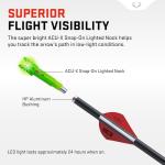 TenPoint ACU-X RD 20-inch Lighted Nocks - 3-Pack