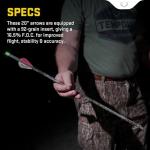 TenPoint ACU-X RD 20-inch Lighted Nocks - 3-Pack